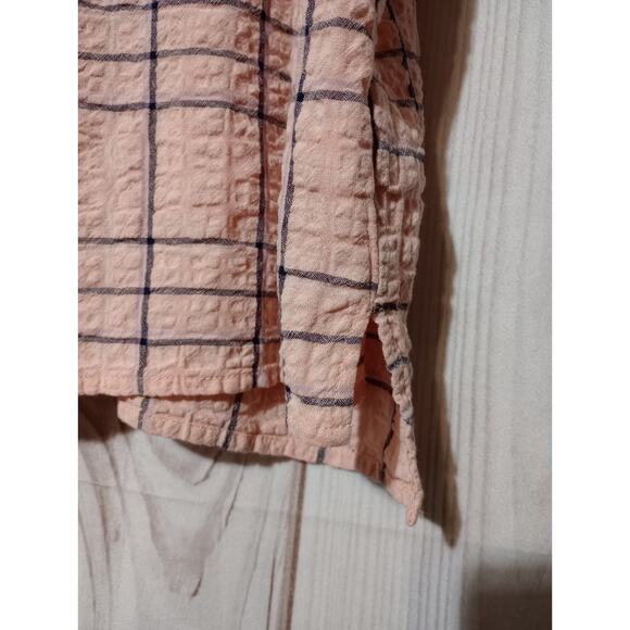 Gloria Vanderbilt Shirt Ladies‎ Extra Large Peach Short Sleeve - Picture 4 of 7